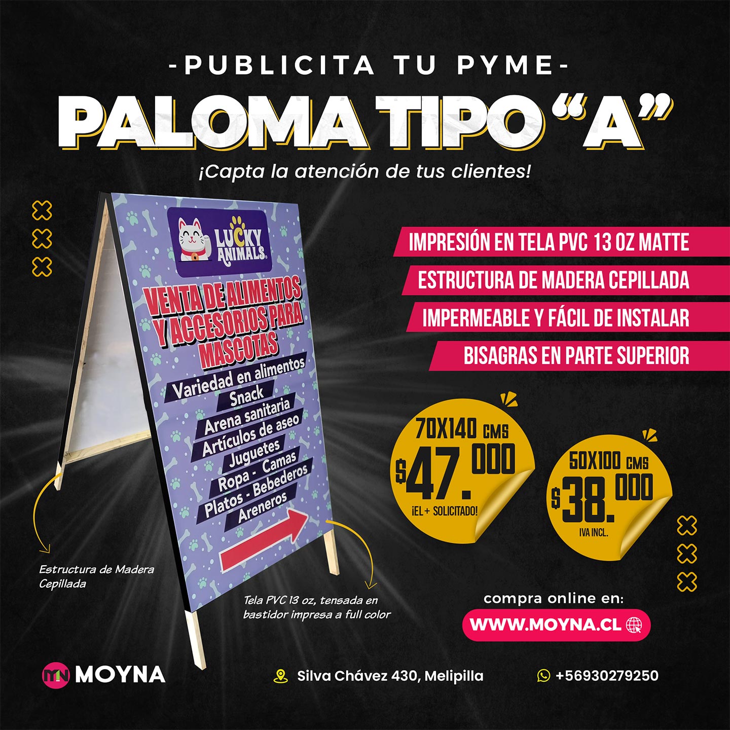 Paloma Publicitaria tipo